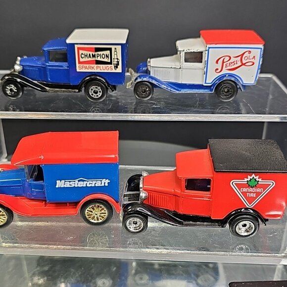 Vintage 1970s-80s Matchbox Diecast Cars Vintage Collection Of 6 Delivery Trucks - Picture 10 of 16